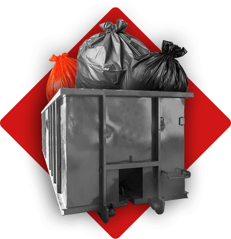 Dumpster rental services provided by Good Guys Junk Removal & Dumpster Rentals.