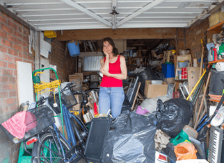 Garage cleanout services provided by Good Guys Junk Removal & Dumpster Rentals.