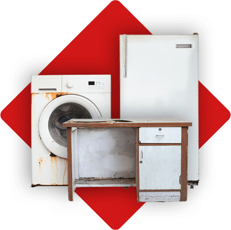 Junk removal services provided by Good Guys Junk Removal & Dumpster Rentals.