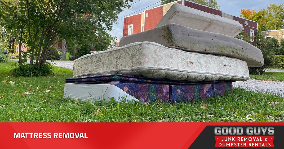Professional mattress removal services.