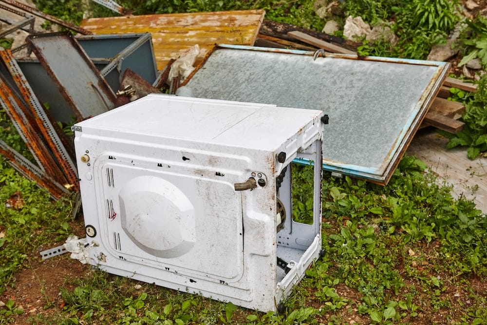 Appliance removal in Plano, TX.